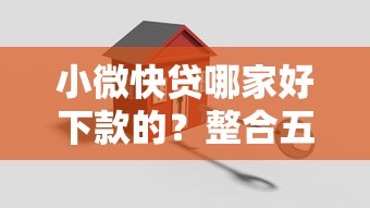 小微快贷哪家好下款的？整合五个最可靠的贷款平台