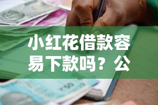 小红花借款容易下款吗？公布五个贷款平台可靠的