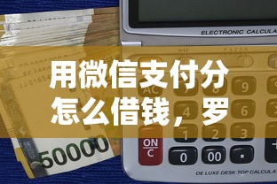 用微信支付分怎么借钱，罗列5个最好贷款的平台