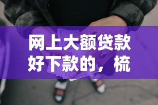 网上大额贷款好下款的，梳理五个哪些是正规网贷平台