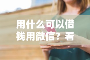 用什么可以借钱用微信？看看这五个无视黑白户口子