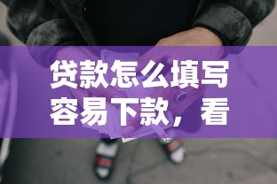 贷款怎么填写容易下款，看看这五个能下款的网贷平台