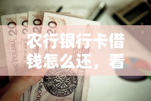 农行银行卡借钱怎么还，看看这五个贷款平台排行榜