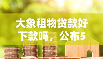 大象租物贷款好下款吗，公布5个2025黑花户借款平台