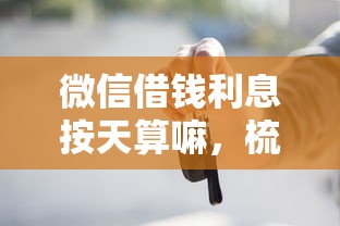 微信借钱利息按天算嘛，梳理五个有车贷款平台