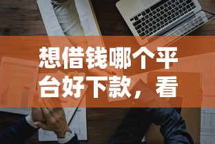 想借钱哪个平台好下款，看看这5个网贷平台有多少家