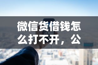 微信货借钱怎么打不开，公布五个60岁到65岁借款平台