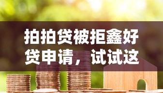 拍拍贷被拒鑫好贷申请，试试这5个加盟贷款平台做代理