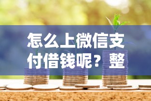 怎么上微信支付借钱呢？整合5个贷款平台360