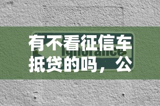有不看征信车抵贷的吗，公布五个最容易的贷款平台