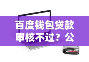 百度钱包贷款审核不过？公布5个无视黑白无视征信申请就下款的平台