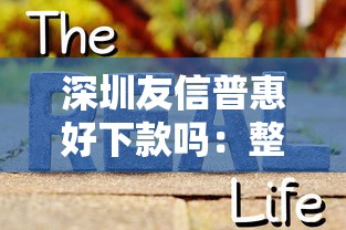 深圳友信普惠好下款吗：整合五个借款平台夜间