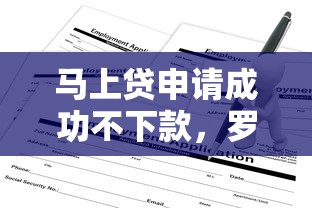 马上贷申请成功不下款，罗列五个安全的贷款平台