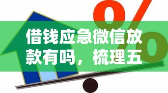 借钱应急微信放款有吗，梳理五个借款平台贷款不看征信
