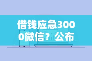 借钱应急3000微信？公布五个通过率高的网贷平台