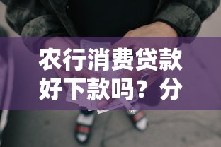 农行消费贷款好下款吗？分享5个网贷平台不用看征信可以放款的