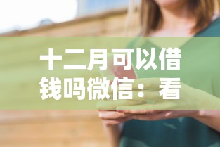 十二月可以借钱吗微信：看看这五个黑户借款必下口子