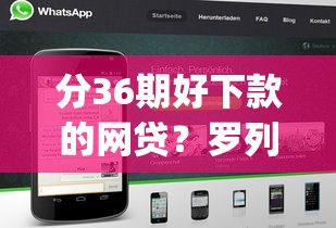 分36期好下款的网贷？罗列五个黑户0门槛贷款app