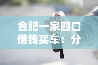 合肥一家四口借钱买车：分享五个平台可以贷款