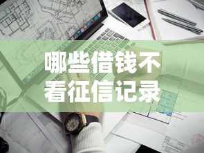 哪些借钱不看征信记录？公布5个贷款平台额度高