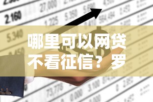 哪里可以网贷不看征信？罗列五个好过的贷款平台