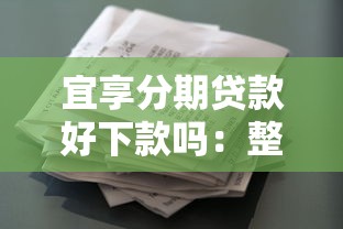 宜享分期贷款好下款吗：整理5个评分不足征信花可以借的平台
