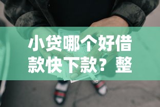 小贷哪个好借款快下款？整理五个所有网贷平台