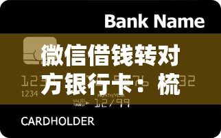 微信借钱转对方银行卡：梳理5个高中生贷款平台