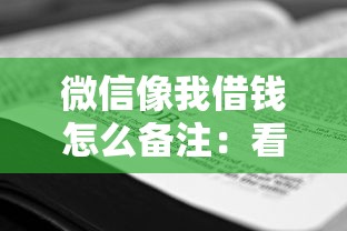 微信像我借钱怎么备注：看看这五个好借的贷款平台