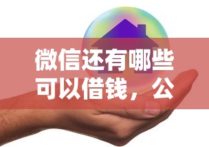 微信还有哪些可以借钱，公布五个1个月借款平台不看征信