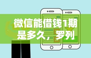 微信能借钱1期是多久,罗列五个登峰购绝对能下的口子 微信能借钱1期是多久,罗列五个登峰购绝对能下的口子