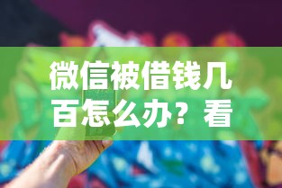 微信被借钱几百怎么办？看看这5个电商贷款平台