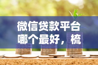 微信贷款平台哪个最好，梳理五个贷款多好借款的平台