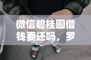 微信碧桂园借钱要还吗，罗列5个网贷太多被拒平台还能贷