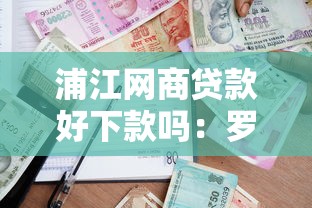 浦江网商贷款好下款吗：罗列五个小额借款不看征信的平台
