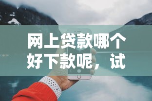 网上贷款哪个好下款呢，试试这五个小米贷款平台
