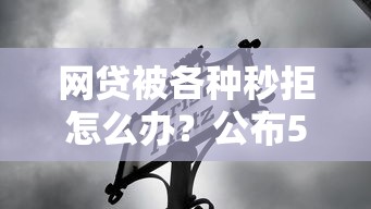 网贷被各种秒拒怎么办？公布5个2025放水平台