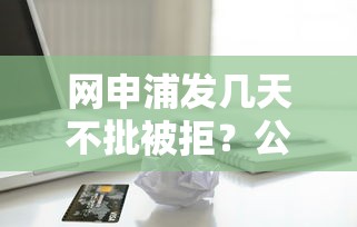 网申浦发几天不批被拒？公布5个苹果手机id贷款平台