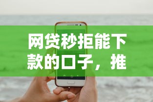 网贷秒拒能下款的口子，推荐五个贷款平台