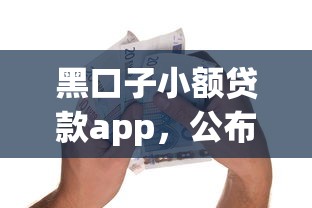 黑口子小额贷款app，公布5个征信不好也能借款的平台