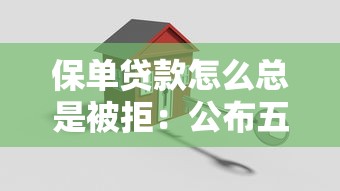 保单贷款怎么总是被拒：公布五个加盟贷款平台做代理