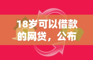 18岁可以借款的网贷，公布5个现在借款平台好贷款