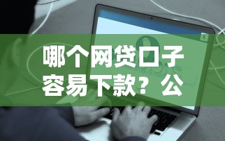 哪个网贷口子容易下款？公布五个口碑好的网贷平台