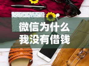 微信为什么我没有借钱，看看这5个正规官方贷款平台