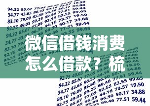 微信借钱消费怎么借款？梳理五个有信用卡就能贷款的平台