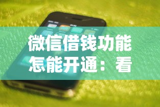 微信借钱功能怎能开通：看看这五个频繁借款被拒借款平台还可以借
