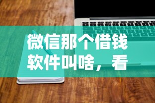 微信那个借钱软件叫啥，看看这5个信用贷款平台好