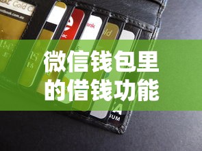 微信钱包里的借钱功能？看看这5个贷款经理平台