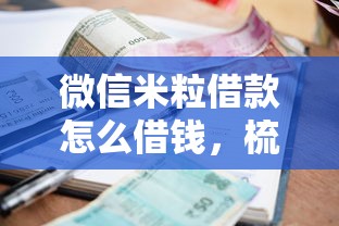 微信米粒借款怎么借钱，梳理5个逾期必下款的软件