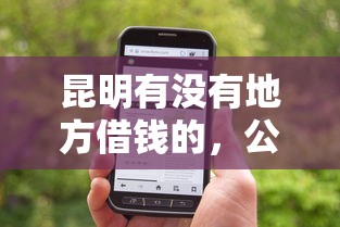 昆明有没有地方借钱的，公布5个征信花了能借500到1000的口子